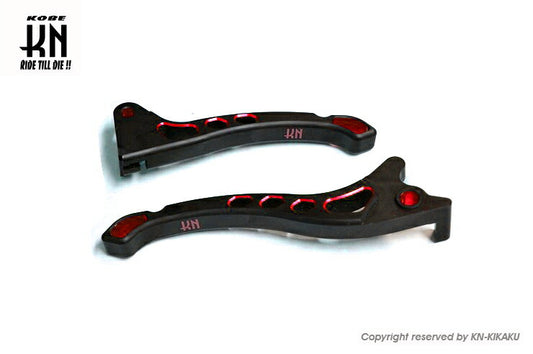 デュアルカラーレバーディスク3 マットブラック/レッド ライブディオ/SR/ZX AF35