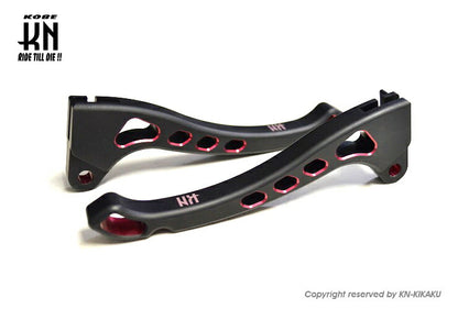 デュアルカラーレバー タイプ3 マットブラック/レッド ジャイロX/TD01