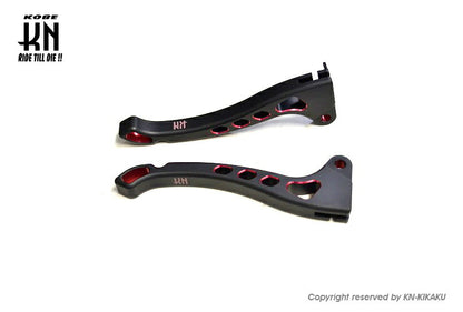 デュアルカラーレバー タイプ3 マットブラック/レッド ジャイロX/TD01
