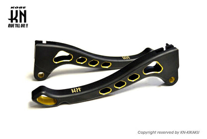 デュアルカラーレバー タイプ3 マットブラック/ゴールド ジャイロX/TD01