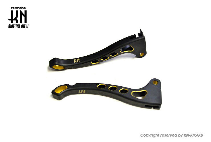 デュアルカラーレバー タイプ3 マットブラック/ゴールド ジャイロX/TD01