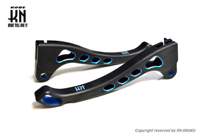 デュアルカラーレバー タイプ3 マットブラック/ブルー ジャイロX/TD01