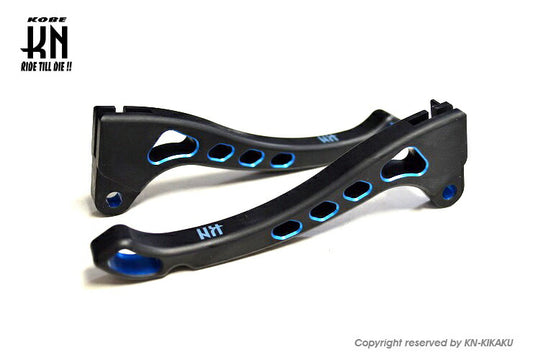 デュアルカラーレバー タイプ3 マットブラック/ブルー ジャイロX/TD01