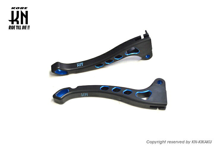 デュアルカラーレバー タイプ3 マットブラック/ブルー ジャイロX/TD01