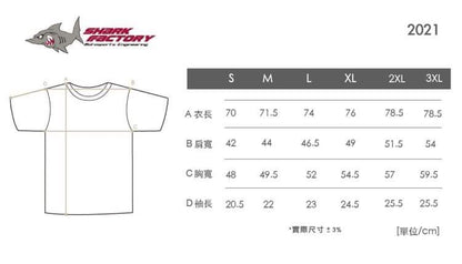 SHARKFACTOR Tシャツ 2021 ネイビーブルー XLサイズ 半袖Tシャツ
