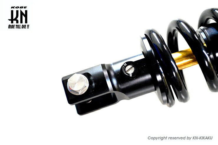 RCB リアショック減衰調整 S2-LINE モノサス スプリング/プレミアムブラック 265mm YZF-R15 FZ150i