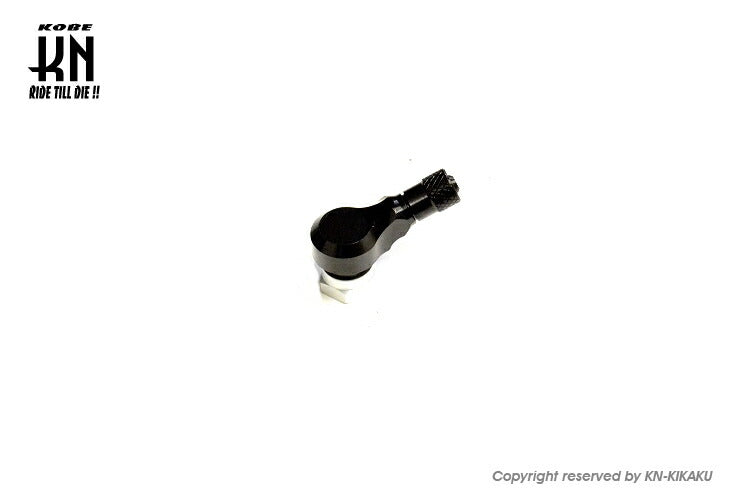 アルミCNCエアーバルブ ブラック 1個入 汎用(チューブレスホイール専用)