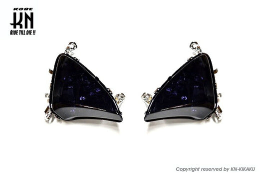 フロントウインカーアッセン ブラック 左右セット シグナス/グリファス/6型