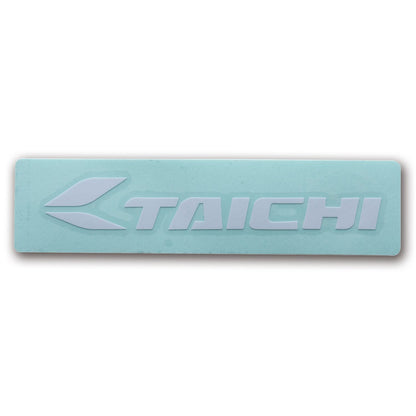 ダイカット ロゴ ステッカー ホワイト 18mm×105mm
