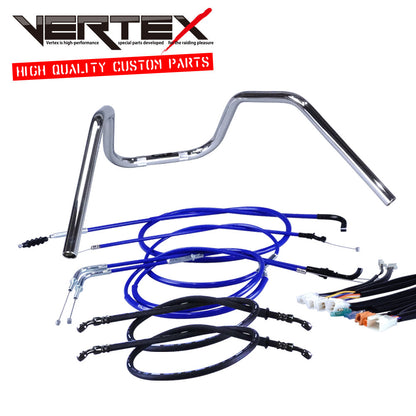 RZ250 80-82年/4L3 6ベントアップハンドル セット カラー ワイヤー