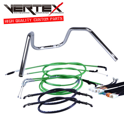 GT380 B3-B7 73-78年/後期型 6ベントアップハンドル セット カラー ワイヤー