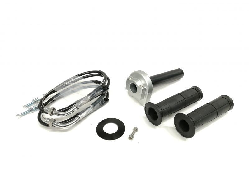 汎用スロットルキット タイプ1 メッキ金具 シルバー 巻取φ32 700mm