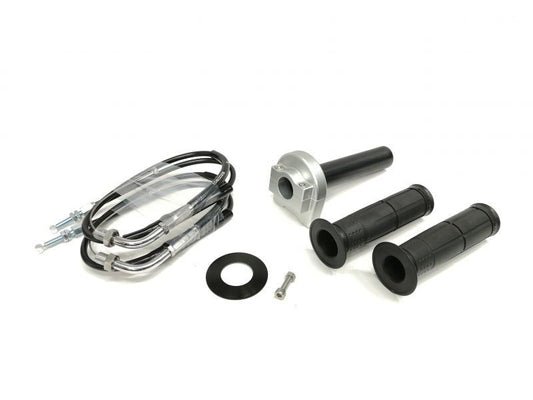 Universal Throttle Kit Type-1 Plated Hardware Silver Winding φ32 700mm