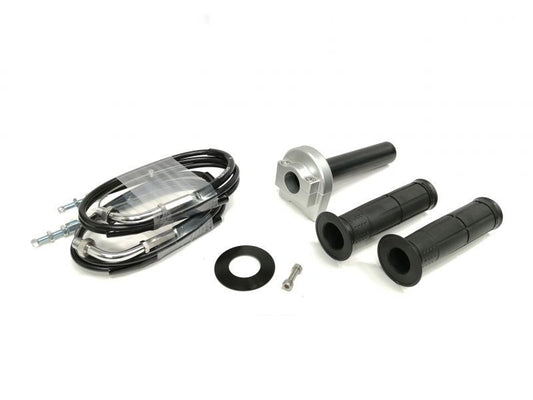 Universal Throttle Kit Type-1 Plated Hardware Silver Winding diameter 32mm 1050mm