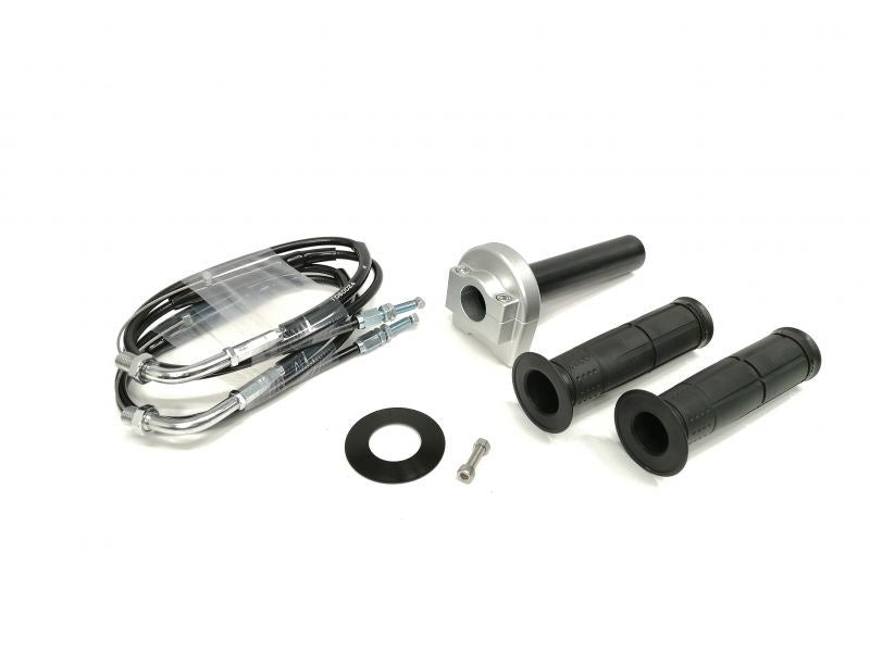 汎用スロットルキット タイプ1 メッキ金具 シルバー 巻取φ36 900mm