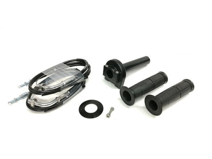 Universal Throttle Kit Type-1 Chrome Hardware Black Winding φ40 1050mm