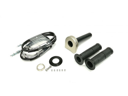汎用スロットルキット タイプ2 メッキ金具 チタンゴールド 巻取φ36 1050mm