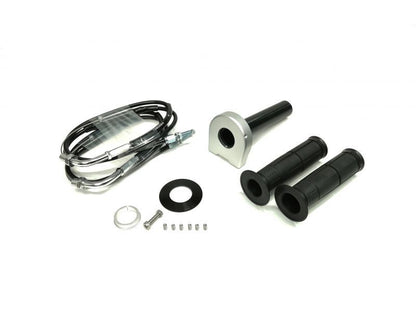 汎用スロットルキット タイプ2 メッキ金具 シルバー 巻取φ40 900mm
