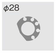 汎用スロットルキット タイプ3 メッキ金具 ブラック 巻取φ28 700mm