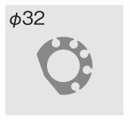 汎用スロットルキット タイプ3 メッキ金具 ブラック 巻取φ32 900mm