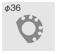 汎用スロットルキット タイプ3 メッキ金具 ブラック 巻取φ36 800mm