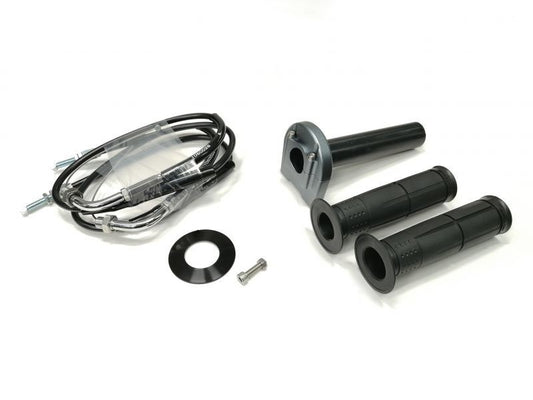 Universal Throttle Kit Type 3 Chrome Hardware Gunmetal Winding φ40 700mm