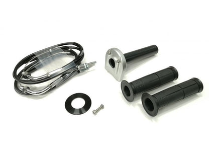 汎用スロットルキット タイプ3 メッキ金具 シルバー 巻取φ40 900mm