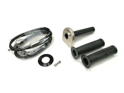 汎用スロットルキット タイプ3 メッキ金具 チタンゴールド 巻取φ40 1050mm