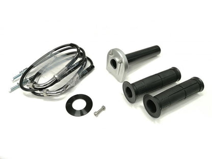 汎用スロットルキット タイプ3 メッキ金具 シルバー 巻取φ42 700mm