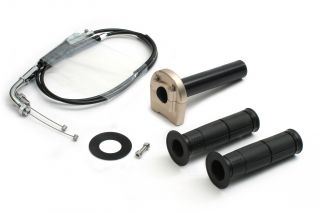 スロットルキット タイプ3 メッキ金具 チタンゴールド 巻取φ42 YZF-R1