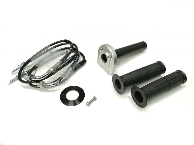 汎用スロットルキット タイプ3 メッキ金具 シルバー 巻取φ44 700mm