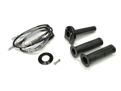 Universal Throttle Kit Type 3, Chrome Hardware, Black, Spool Size φ44, Cable Length 700mm