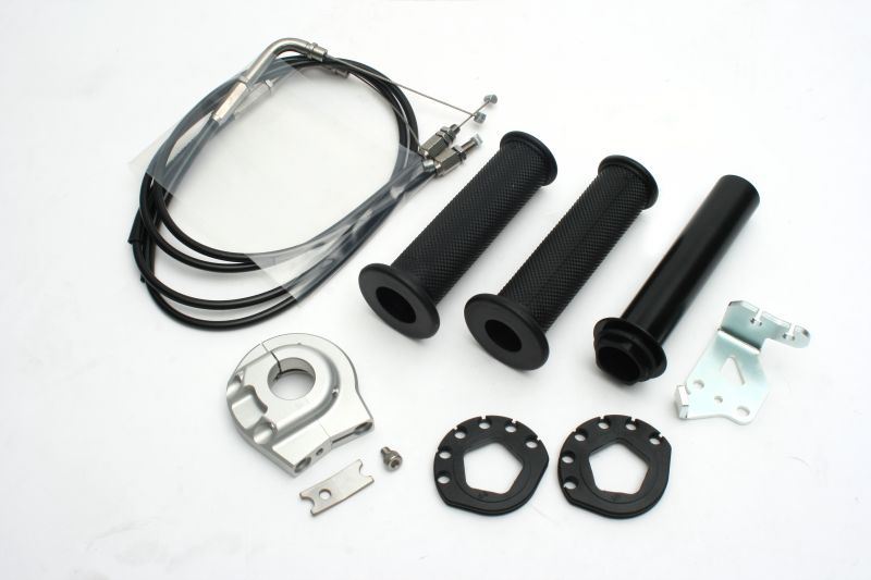 ハイスロットルキット EVO2 スモール シルバー 巻取φ44/46 YZF-R3(ABS) YZF-R25 YZF-R25(ABS)