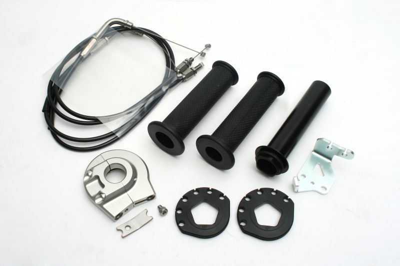High Throttle Kit EVO2 Large Silver Take-up φ50/52 YZF-R3 (ABS) YZF-R25 YZF-R25 (ABS)