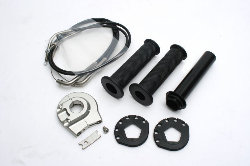 High Throttle Kit EVO2 Large Silver Take-up φ50/52 Ninja 250 Ninja 250 (ABS) Z250 Z250 ABS