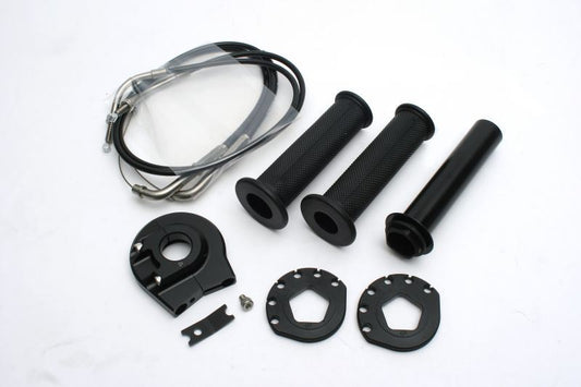 High Throttle Kit EVO2 Large Black Winding φ50/52 Ninja 250 (ABS) Ninja 400 (ABS)