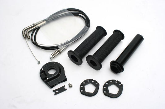 High Throttle Kit EVO2 Small Black Winding φ40/42 Ninja 250 (ABS) Ninja 400 (ABS)