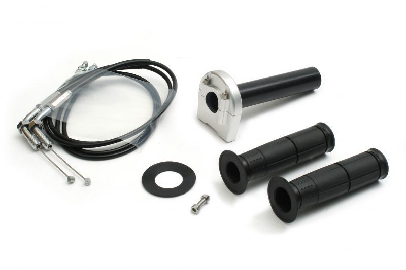 Throttle Kit Type 3, Chrome Hardware, Silver, Winding Diameter 42, 700mm, For TMR Carburetor Kit Only