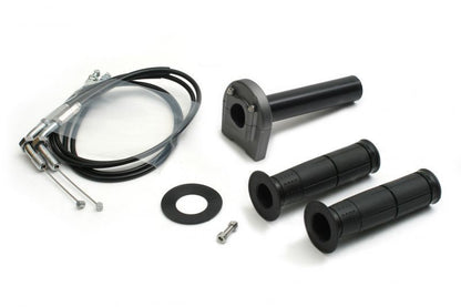 Throttle Kit Type 3, Chrome Hardware, Gunmetal, Winding Diameter 42, 900mm, for TMR Carburetor Kit Only