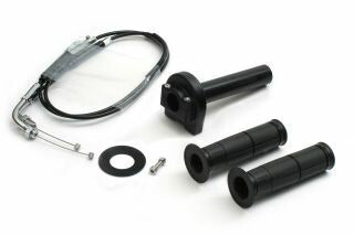 Throttle Kit Type 1 Chrome Hardware Black Winding φ28 ER-4n ER-6f ER-6n Ninja 400R Ninja 650R