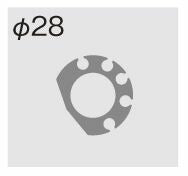 スロットルキット タイプ1 メッキ金具 シルバー 巻取φ28 1050mm TMRキャブレターキット専用