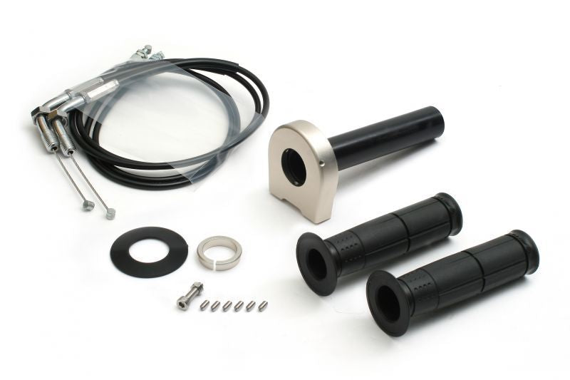 スロットルキット タイプ2 メッキ金具 チタンゴールド 巻取φ32 700mm TMRキャブレターキット専用