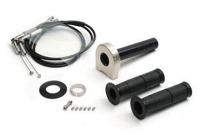 スロットルキット タイプ2 メッキ金具 チタンゴールド 巻取φ32 900mm TMRキャブレターキット専用