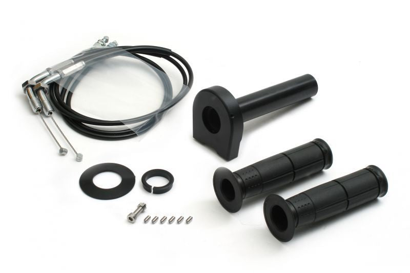 スロットルキット タイプ2 メッキ金具 ブラック 巻取φ36 900mm TMRキャブレターキット専用