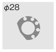 スロットルキット タイプ2 メッキ金具 ブラック 巻取φ28 1050mm TMRキャブレターキット専用