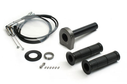 スロットルキット タイプ2 メッキ金具 ガンメタ 巻取φ36 1050mm TMRキャブレターキット専用