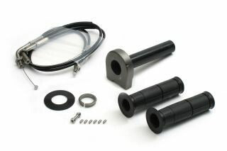 Throttle Kit Type 2, Stainless Steel Hardware, Gunmetal, Spool Diameter 40, GSX-S1000, GSX-S1000F
