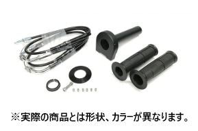 Throttle Kit Stainless Steel Hardware Black Type 2 Winding Diameter 36 Z650RS 22
