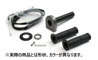 スロットルキット ステン金具 ガンメタ タイプ2 巻取φ40 Z650RS 22