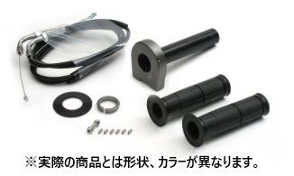 スロットルキット ステン金具 ガンメタ タイプ3 巻取φ32 Z650RS 22